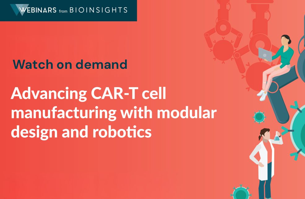 Advancing CAR-T cell manufacturing with modular design and robotics