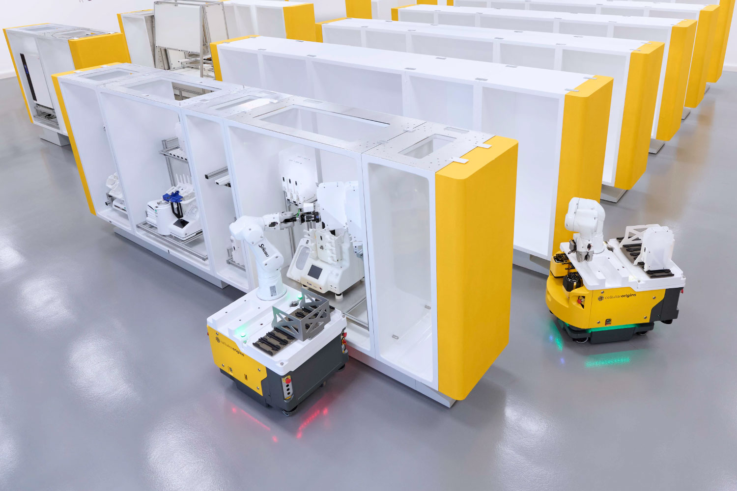Integrated Mobile Robots in cell therapy manufacturing